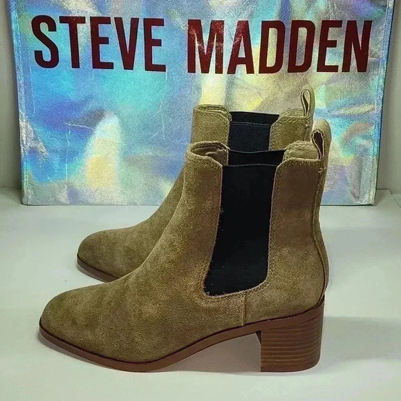 Steve madden woman's heeled booties size 8 - Picture 6 of 8